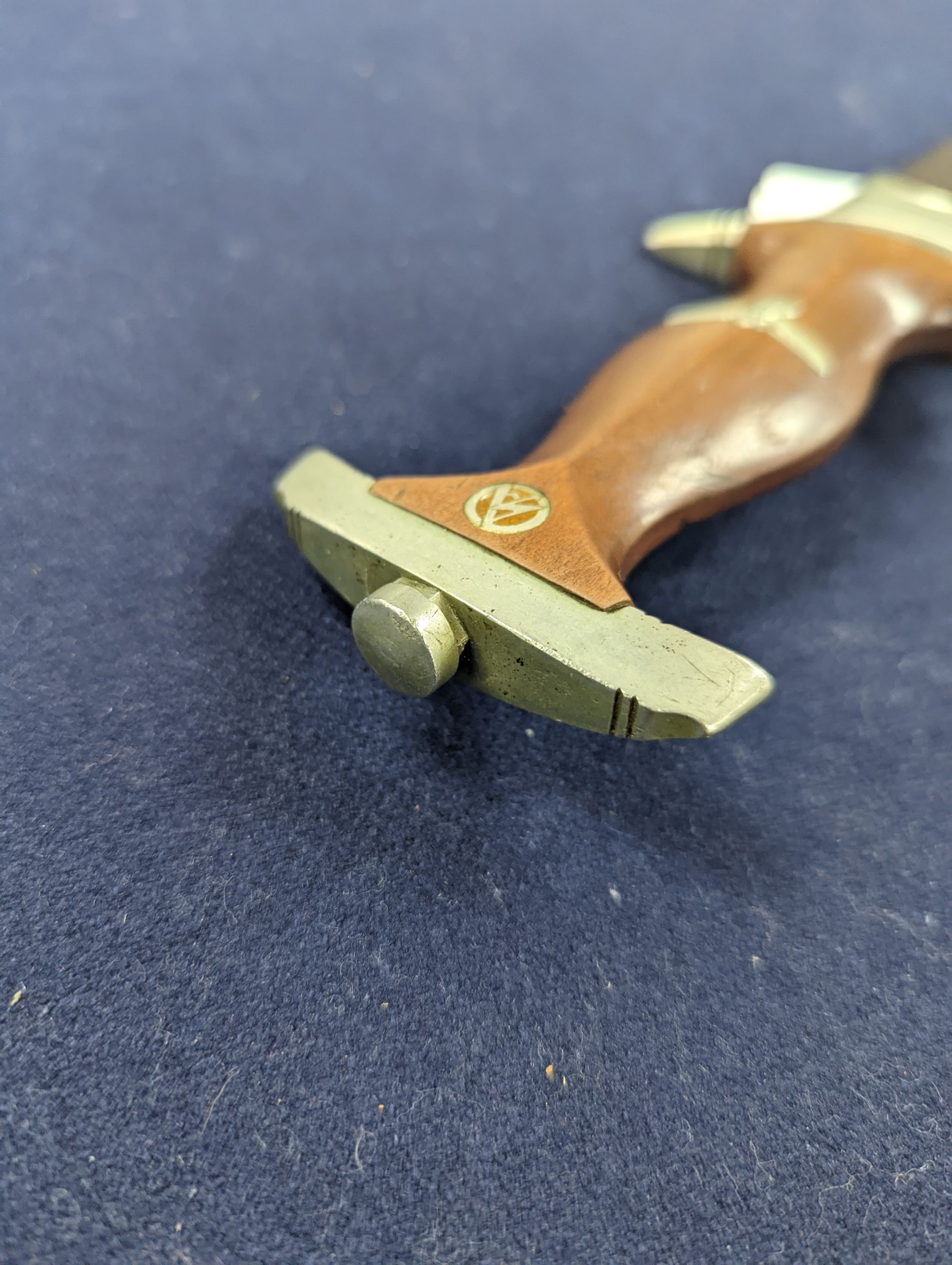 A Third Reich SA dagger within sheath, blade 22cm., and a bayonet within scabbard